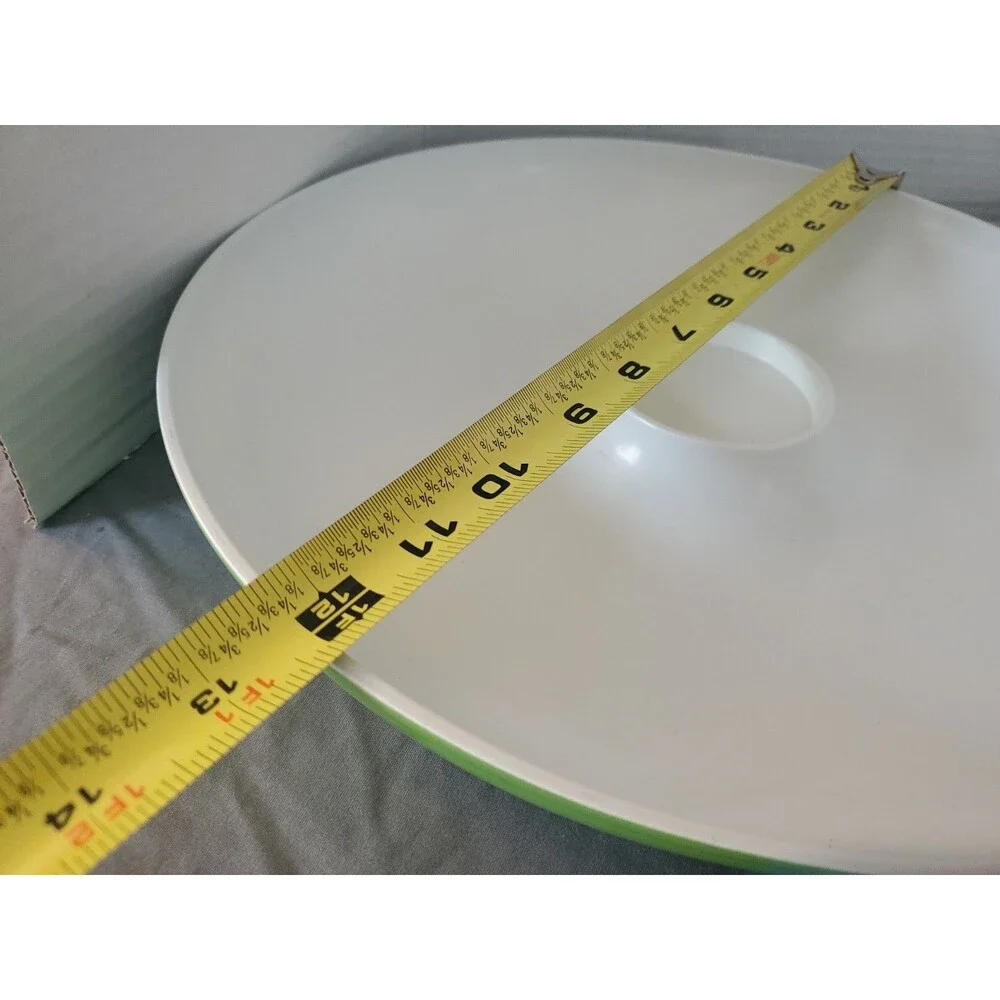 VTG MCM Georges Briard Chip and Dip Set of 2 Lime Green White Boutique Series